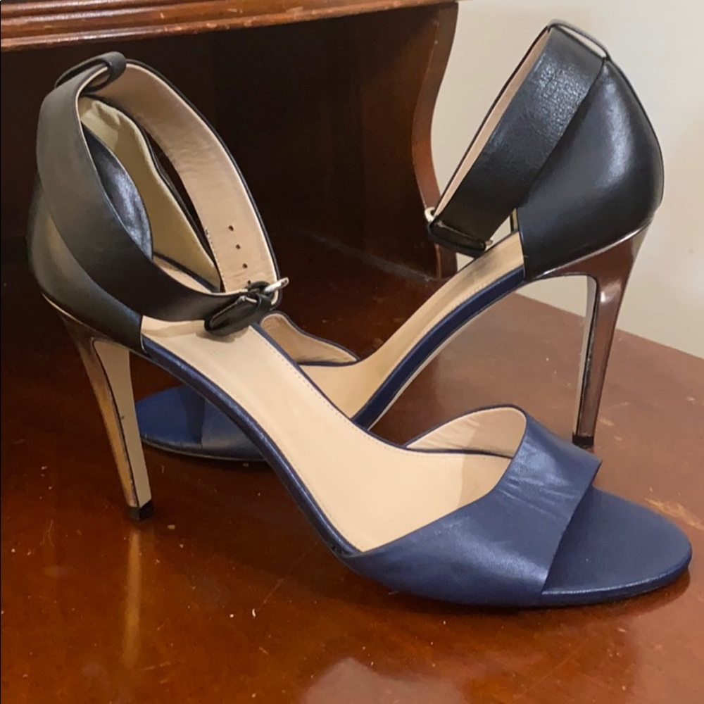 JCrew Navy/Black Stiletto Heels 11